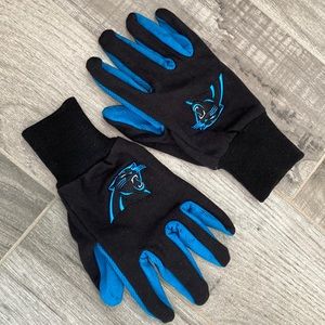 Carolina Panthers utility gloves (Black)